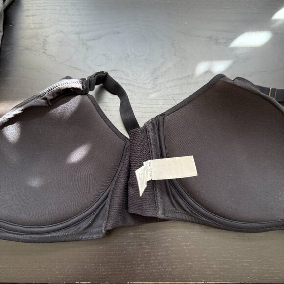 SPANX Adjustable Plunge Wireless Lift Bra Women's 34C Black Front Clasp Comfy - Picture 13 of 16